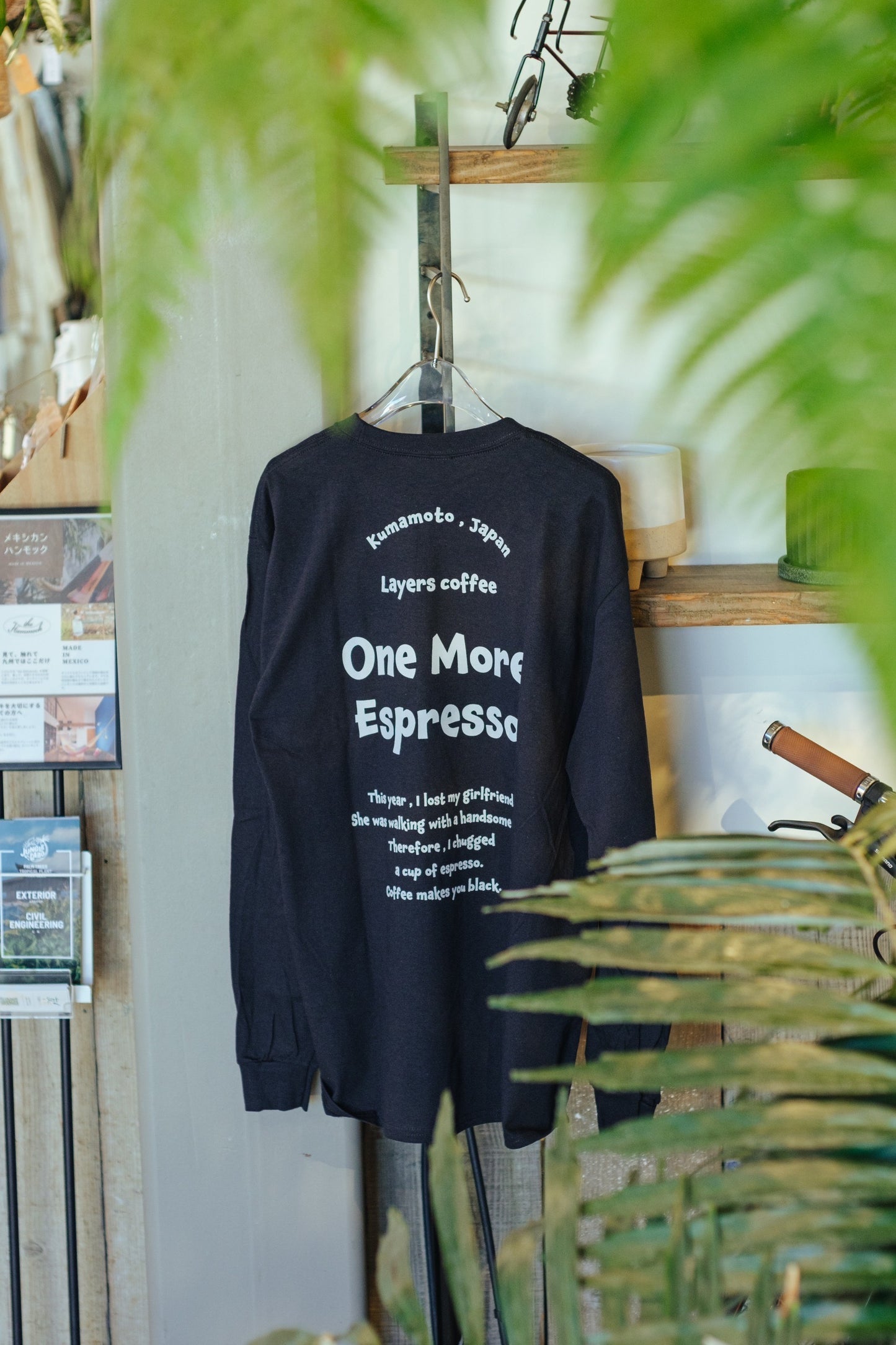 オリジナル ロンT "One More Espresso"