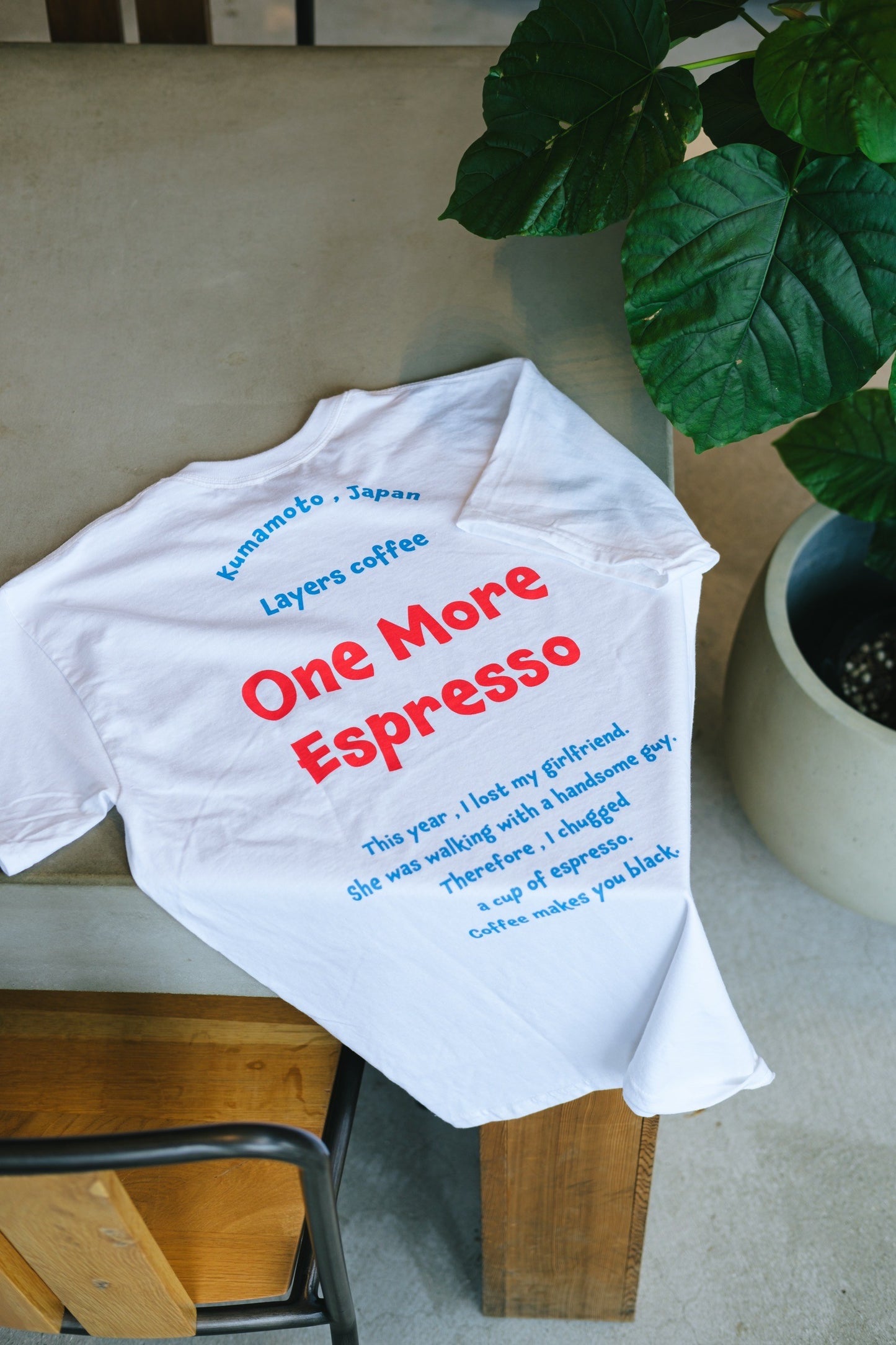 オリジナルTシャツ "One More Espresso"