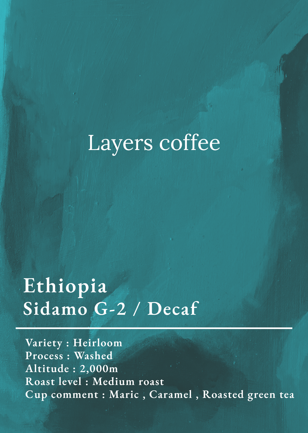 【WHOLESALE】Ethiopia / Sidamo G-2 Decaf / Washed